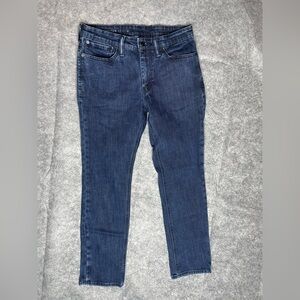 Levi's 511 Commuter Jeans Mens 32x30 Blue Denim Stretch Black Label Slim Fit